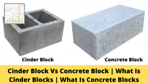 Cinder Block Vs Concrete Block