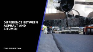 Difference Between Asphalt and Bitumen