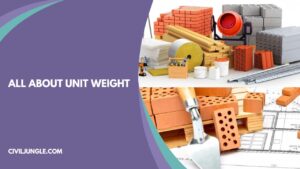 What Is Unit Weight | What Is Density | What Is Unit Weight Material |  Unit Weight Building Materials