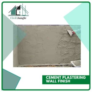 Cement Plastering Wall Finish