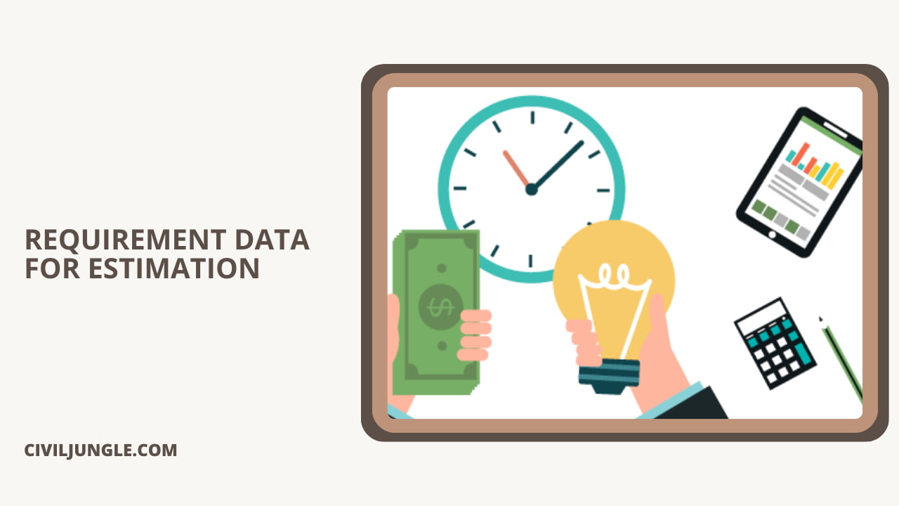 Requirement Data for Estimation