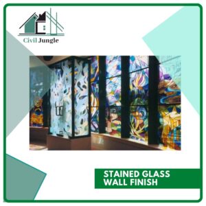 Stained Glass Wall Finish