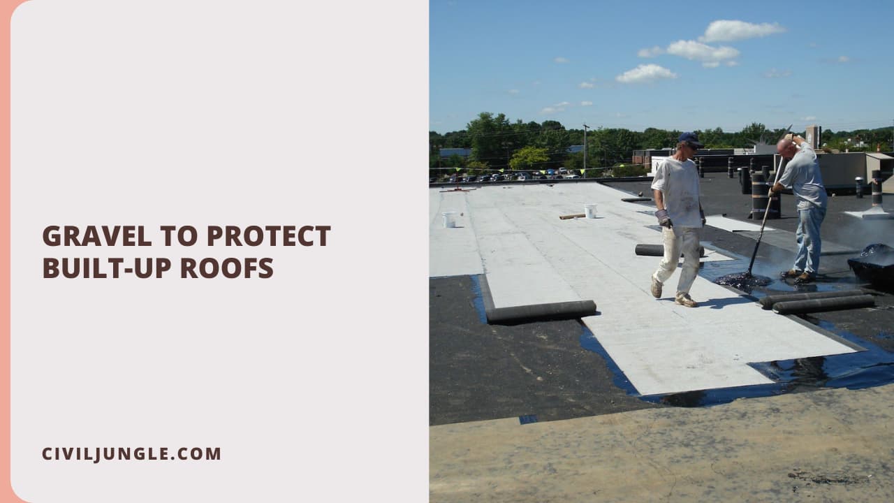 Gravel to Protect Built-Up Roofs