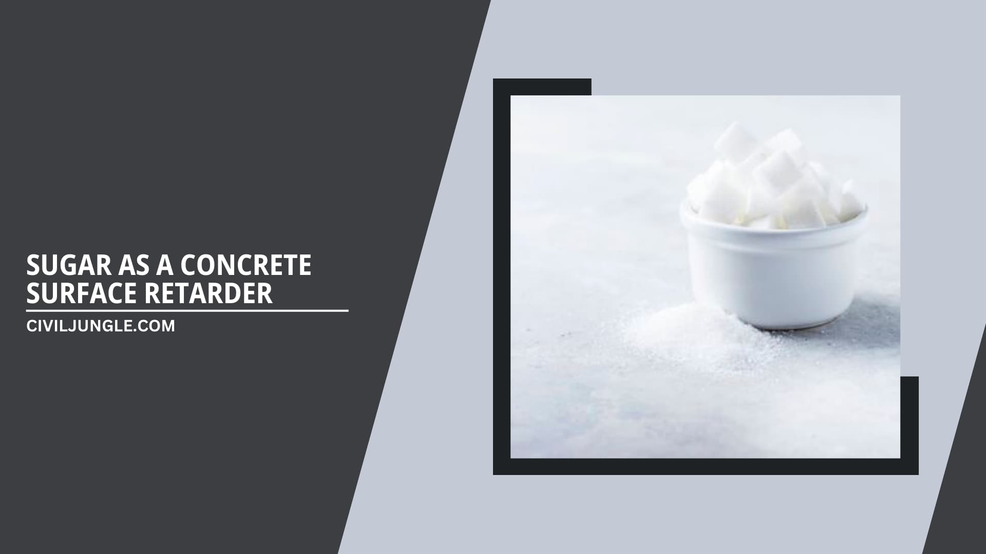 Sugar as a Concrete Surface Retarder