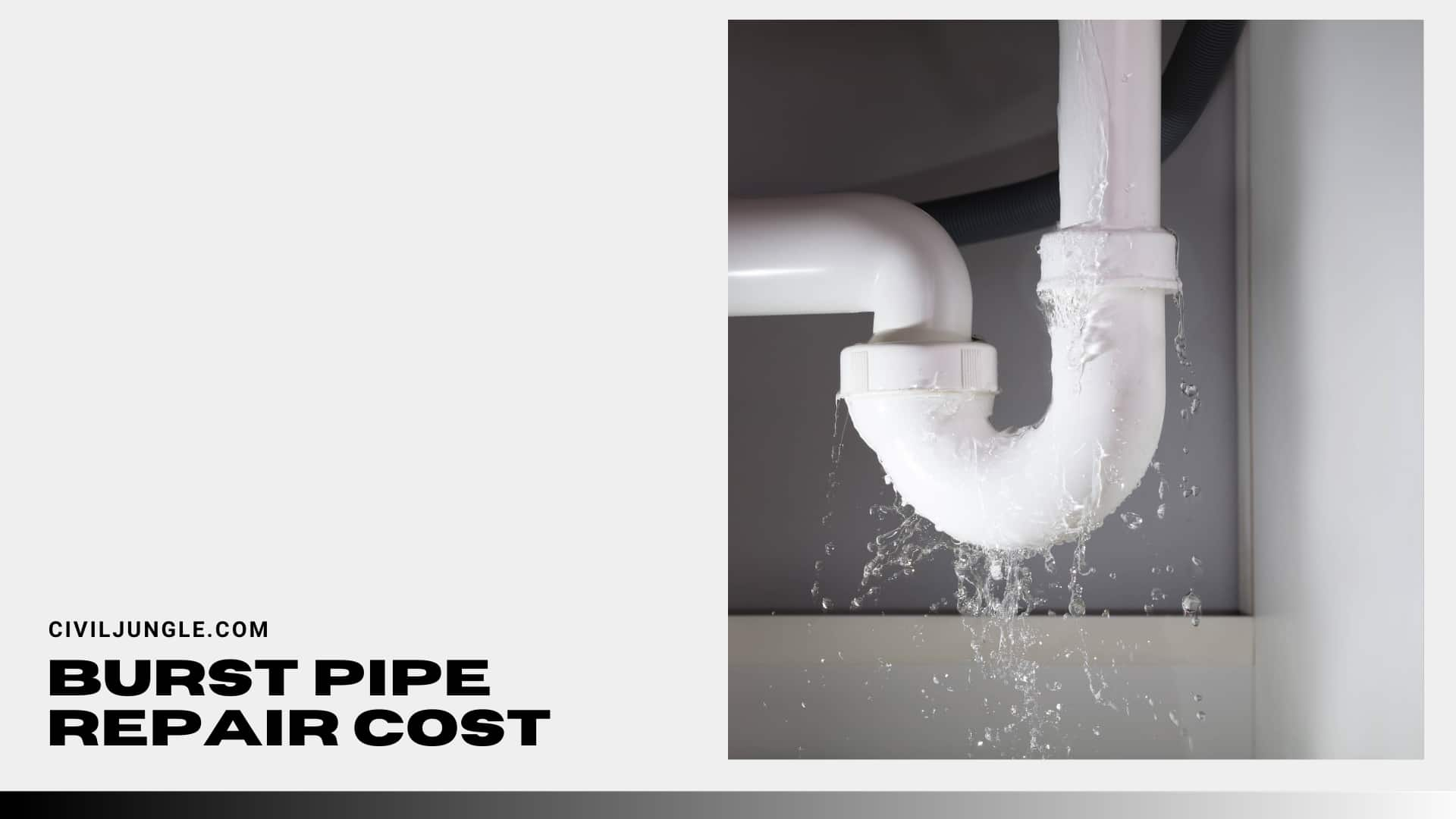 Burst Pipe Repair Cost