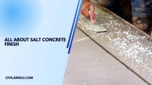 What is Salt Concrete Finish | How to Create a Salt Finish | Rock Salt Concrete Finish Installation procedure