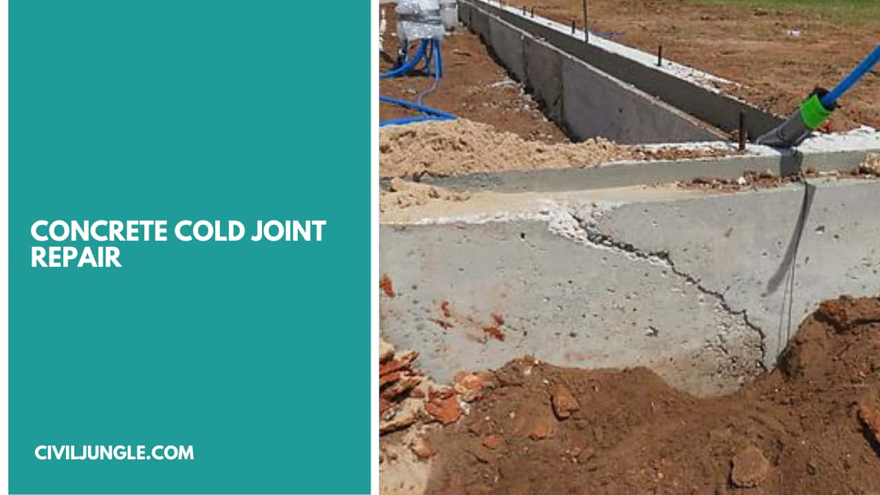 Concrete Cold Joint Repair