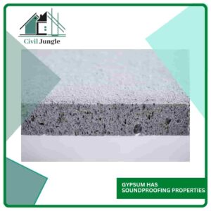 Gypsum Has Soundproofing Properties