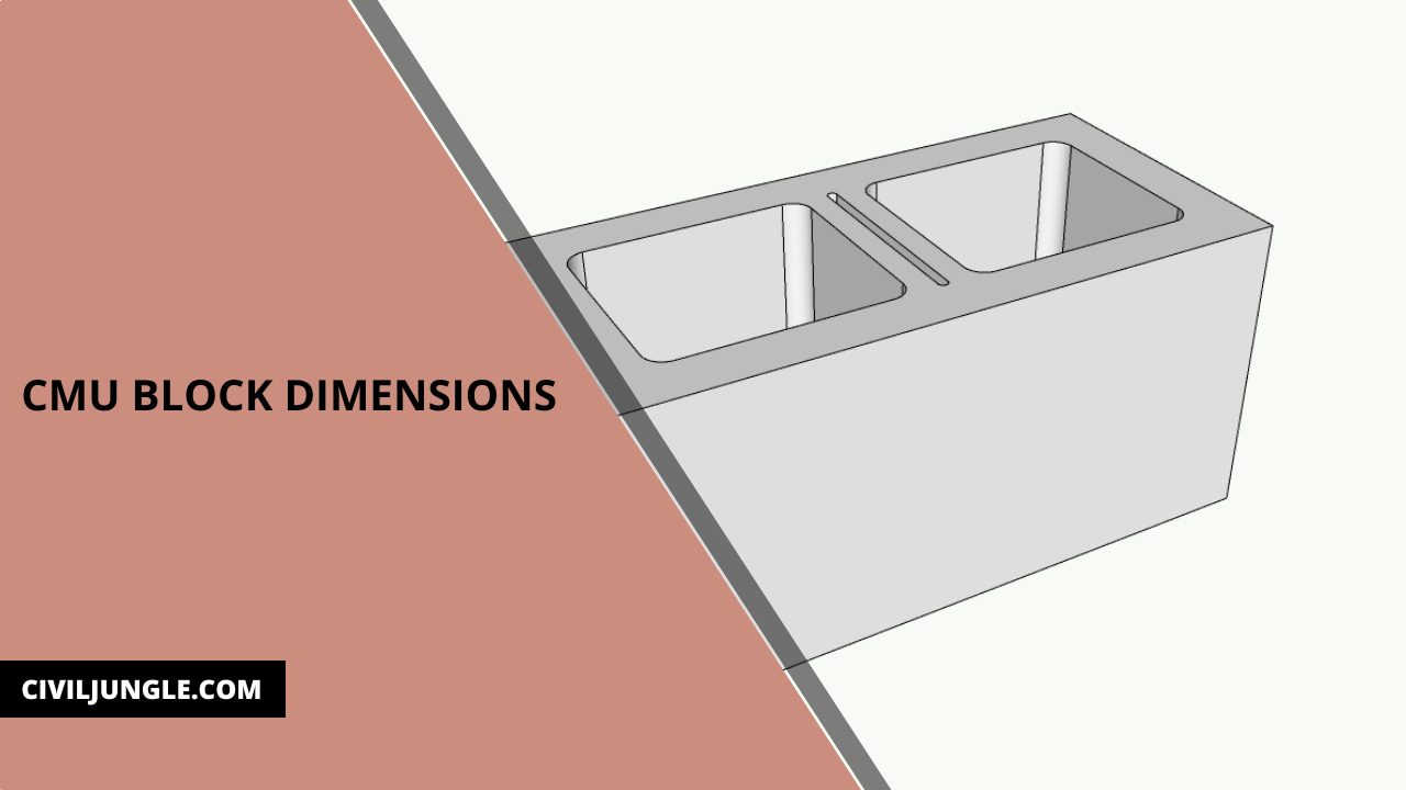 Concrete Masonry Units (CMU) Walls: Benefits, Specifications, and ...