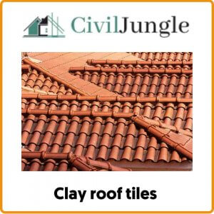 Clay roof tiles