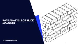 Rate Analysis of Brick Masonry : September 2024