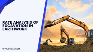 Rate Analysis of Excavation in Earthwork: September 2024