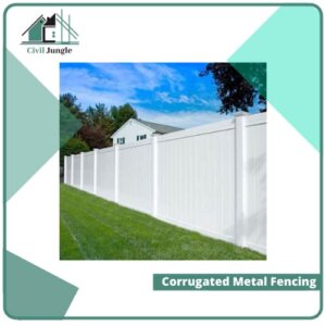 Corrugated Metal Fencing