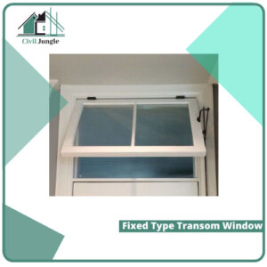 Fixed Type Transom Window