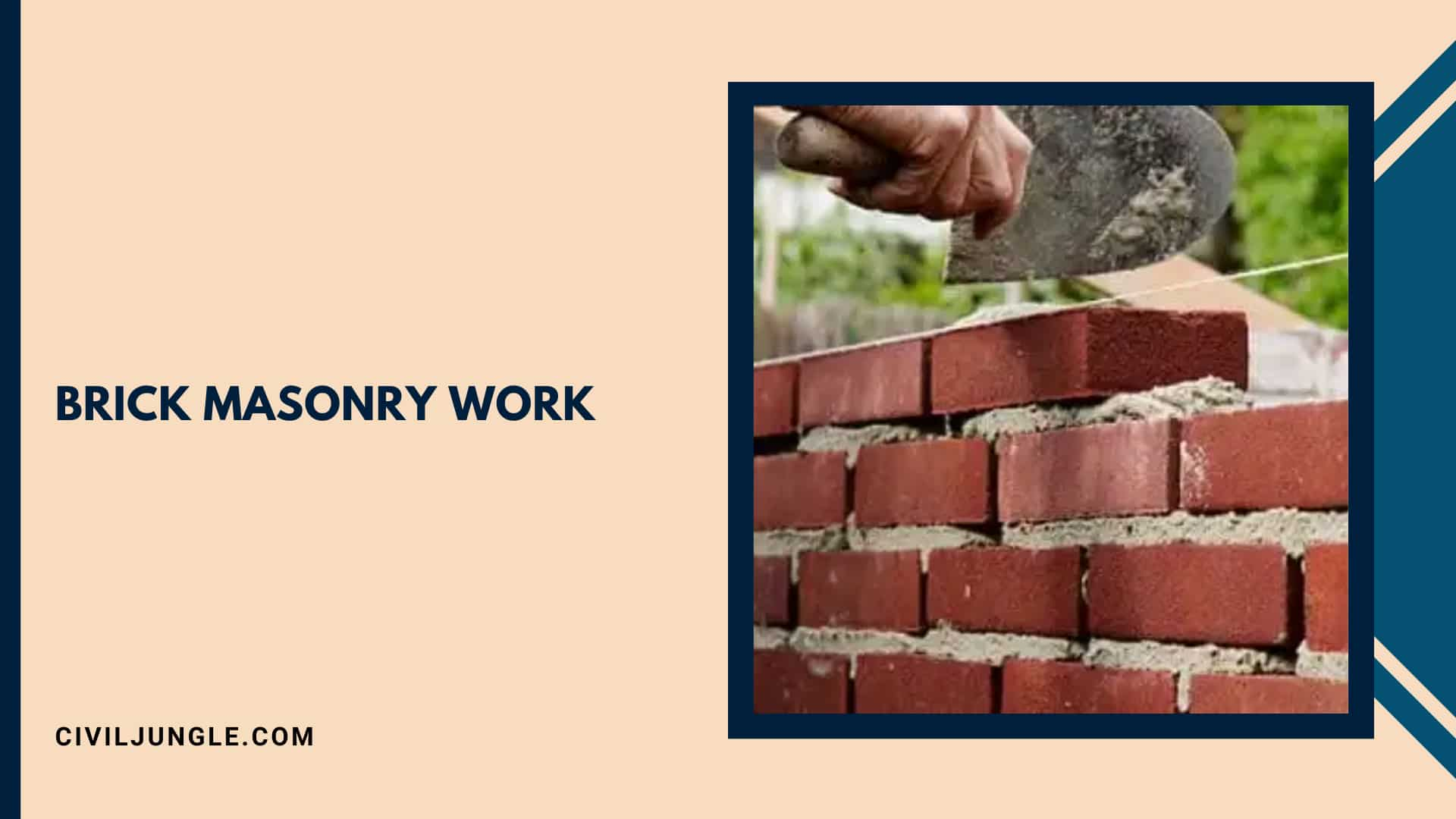 Brick Masonry Work