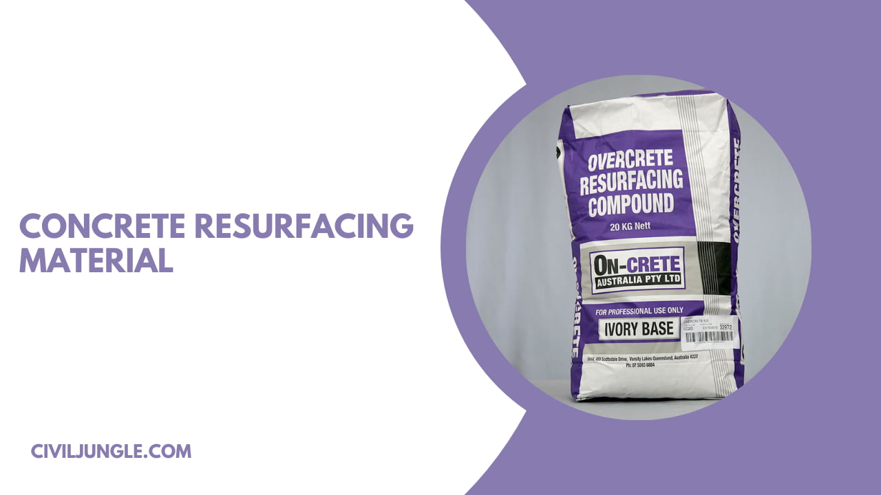 Concrete Resurfacing Material