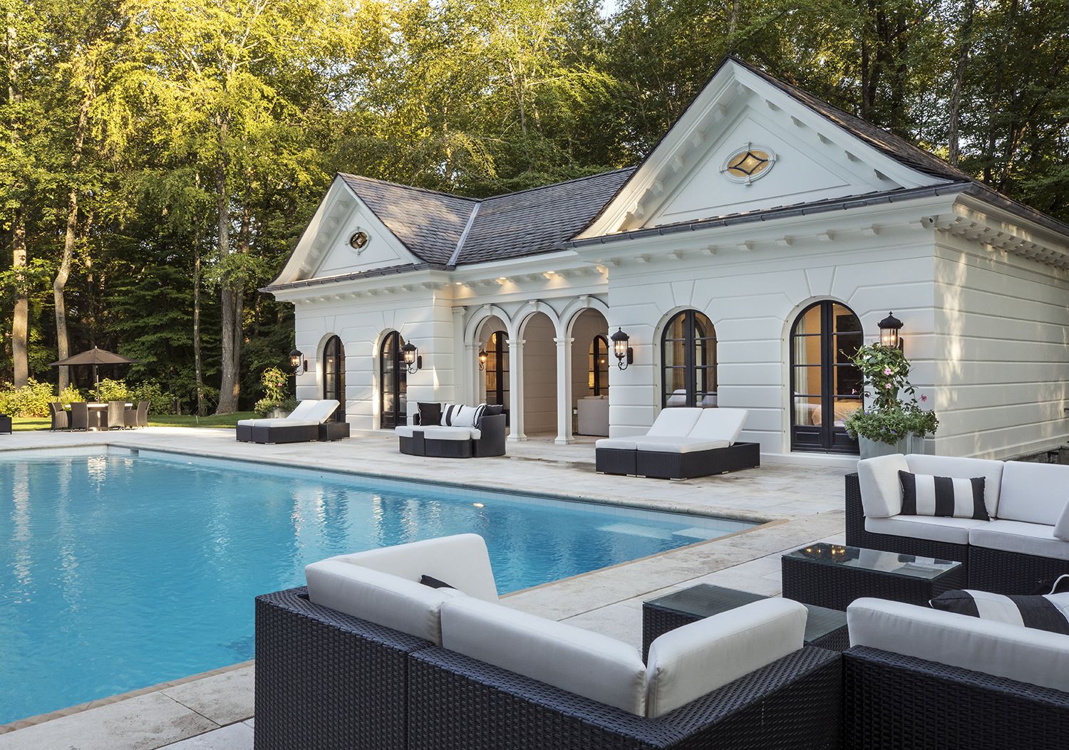 Luxury Pool House Plans