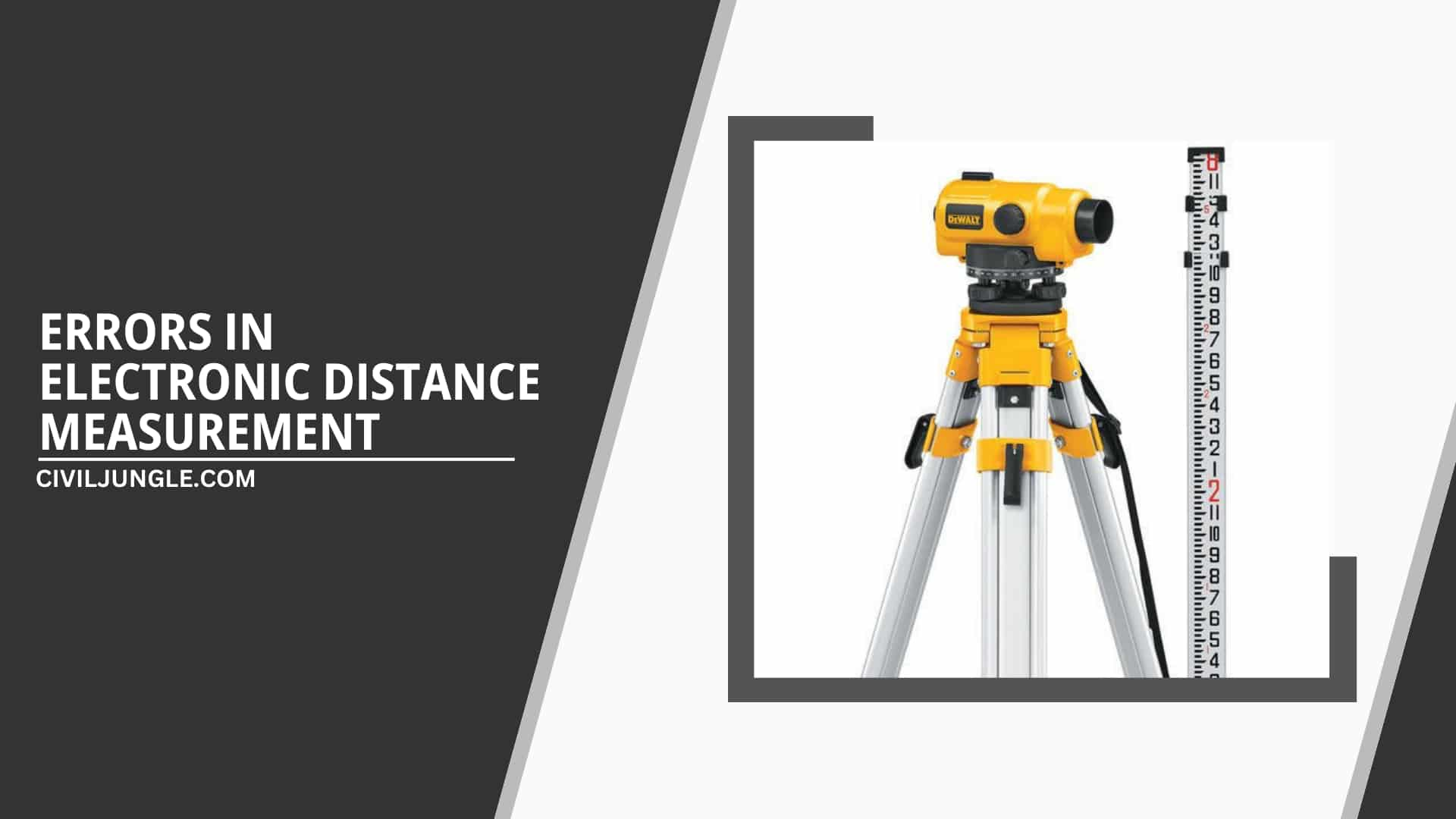 Errors in Electronic Distance Measurement