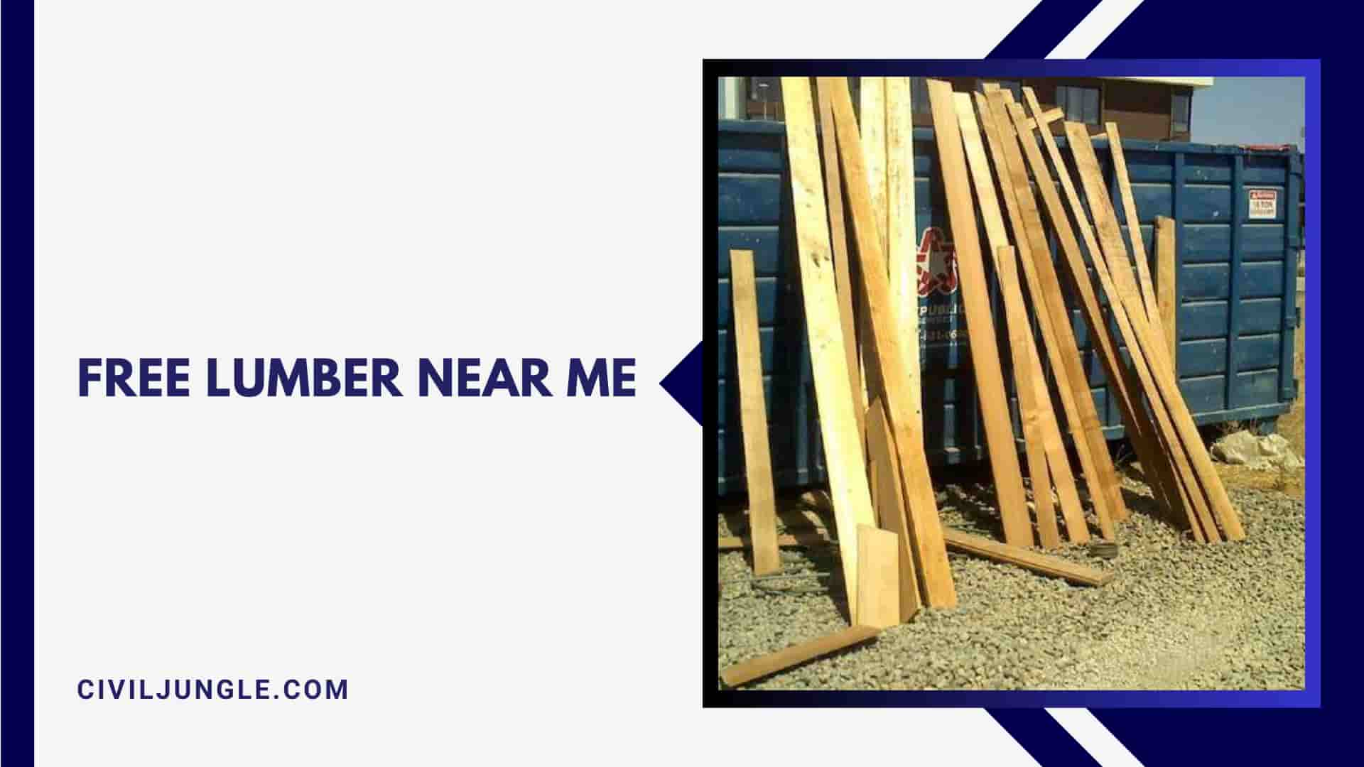 Free Lumber Near Me