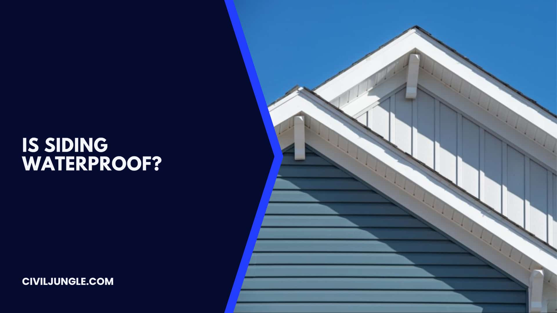 Is Siding Waterproof?