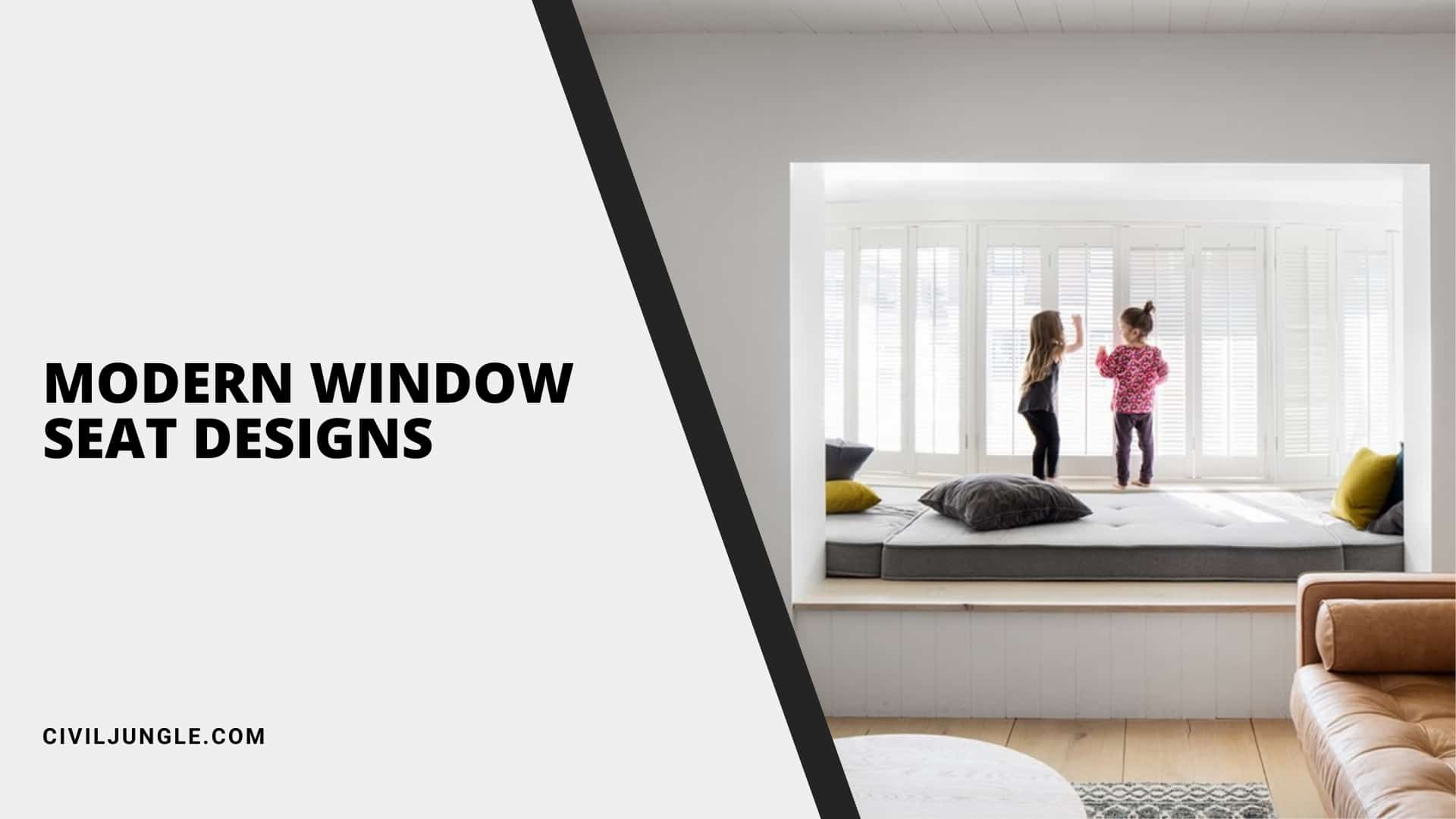 Modern Window Seat Designs