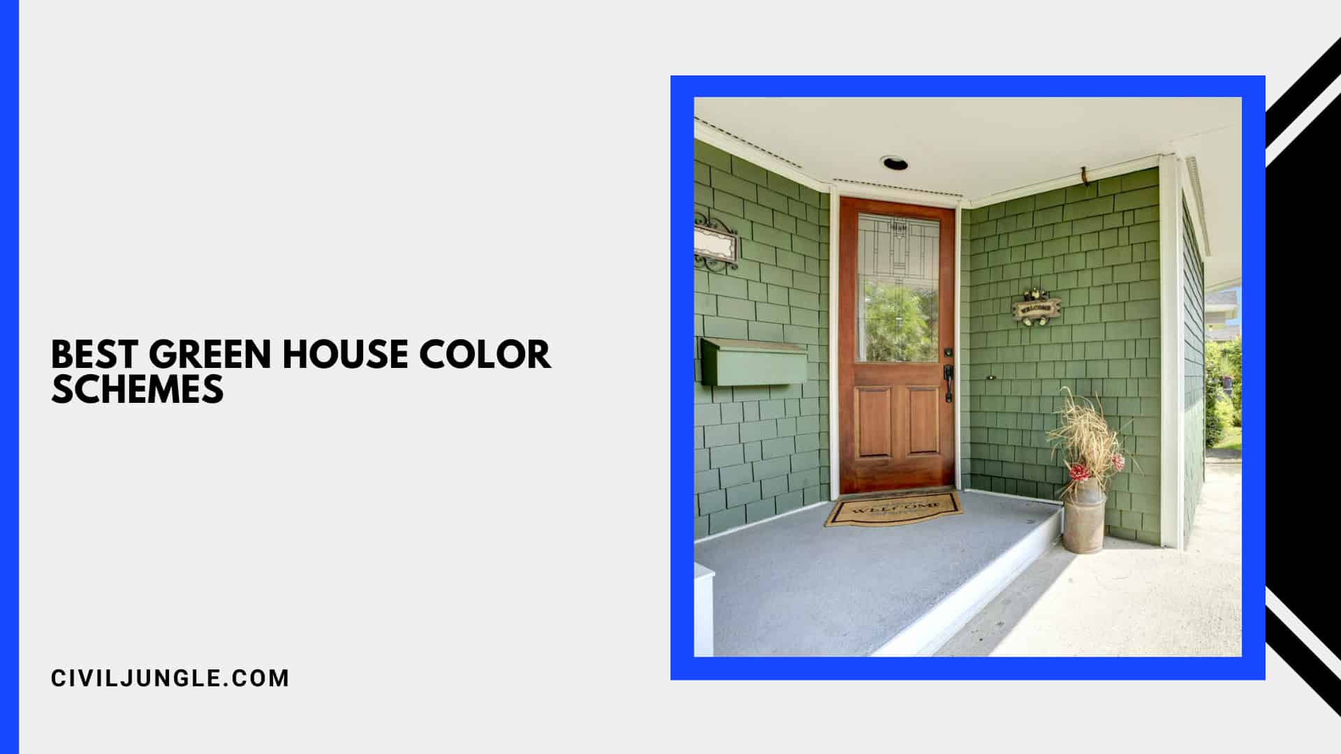 Best Green House Color Schemes