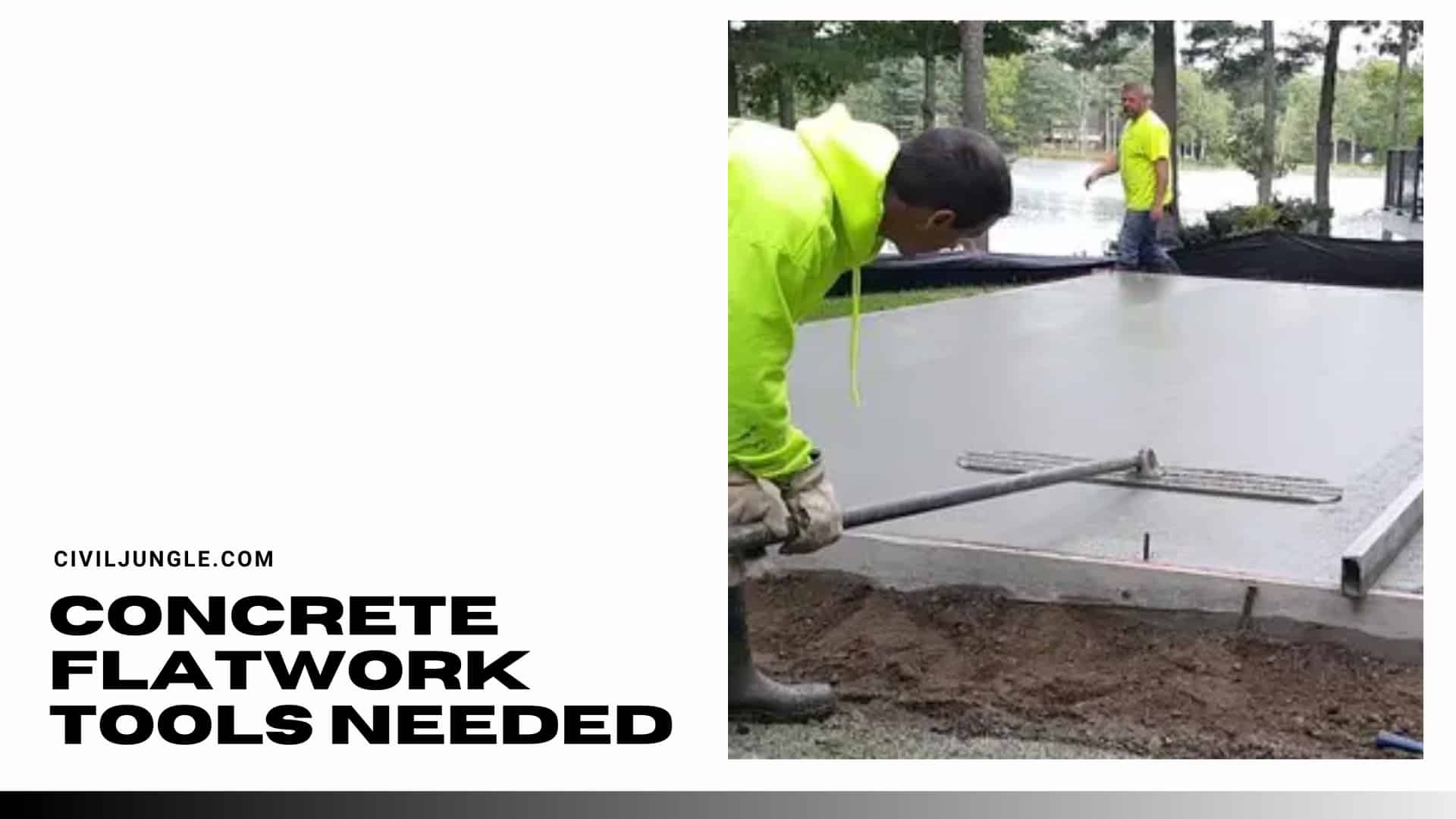 Concrete Flatwork Tools Needed