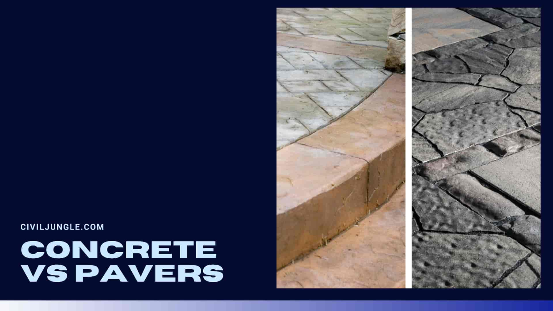 Concrete vs Pavers