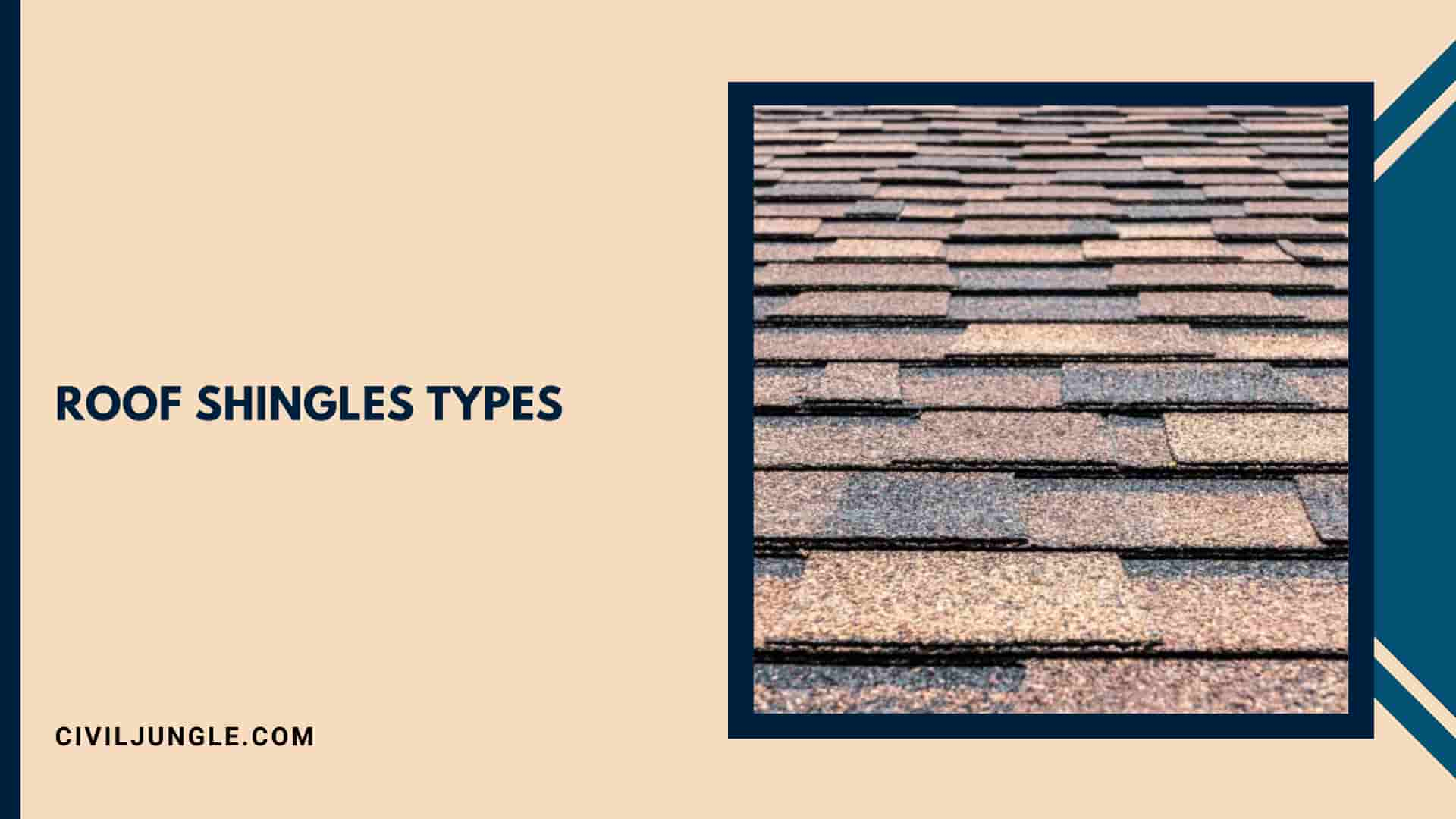 Roof Shingles Types