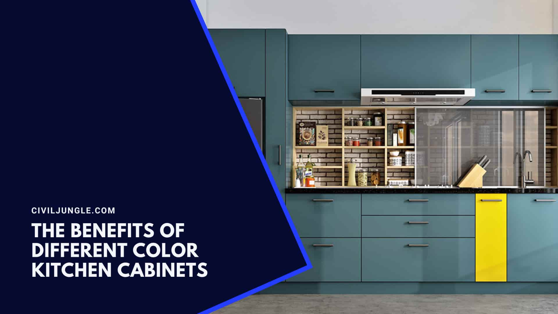 The Benefits of Different Color Kitchen Cabinets