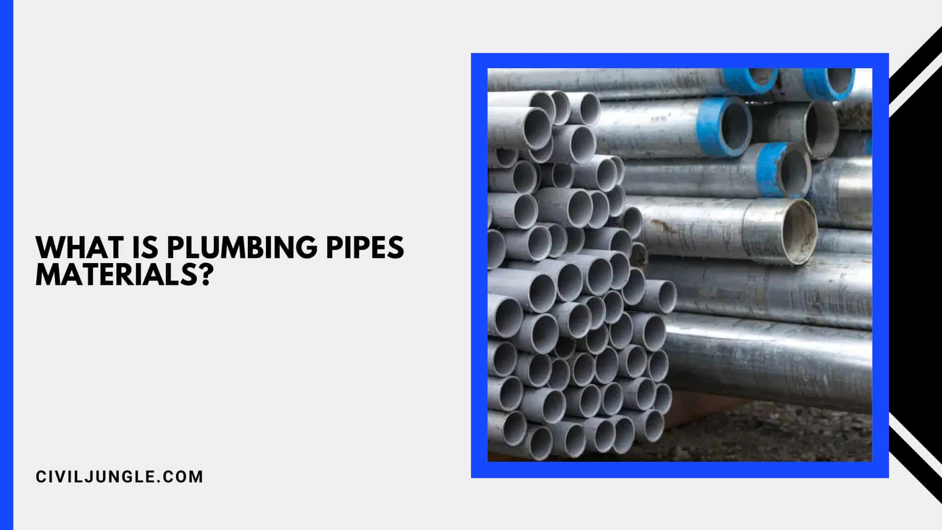 What Is Plumbing Pipes Materials?