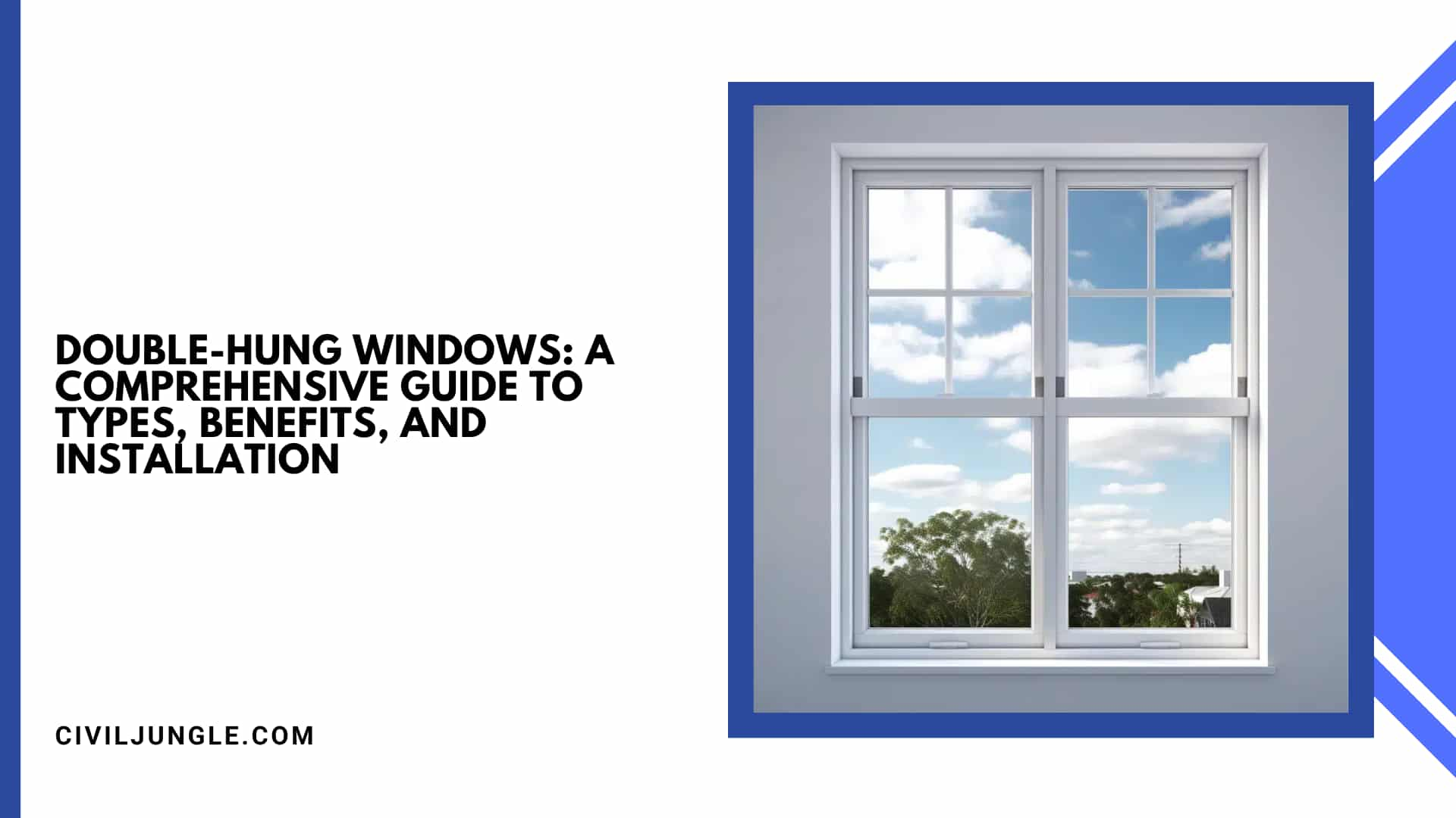 Double-Hung Windows: A Comprehensive Guide to Types, Benefits, and Installation