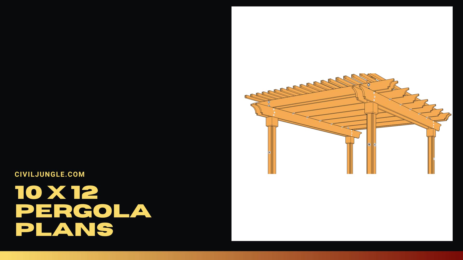 10×12 Pergola Plans