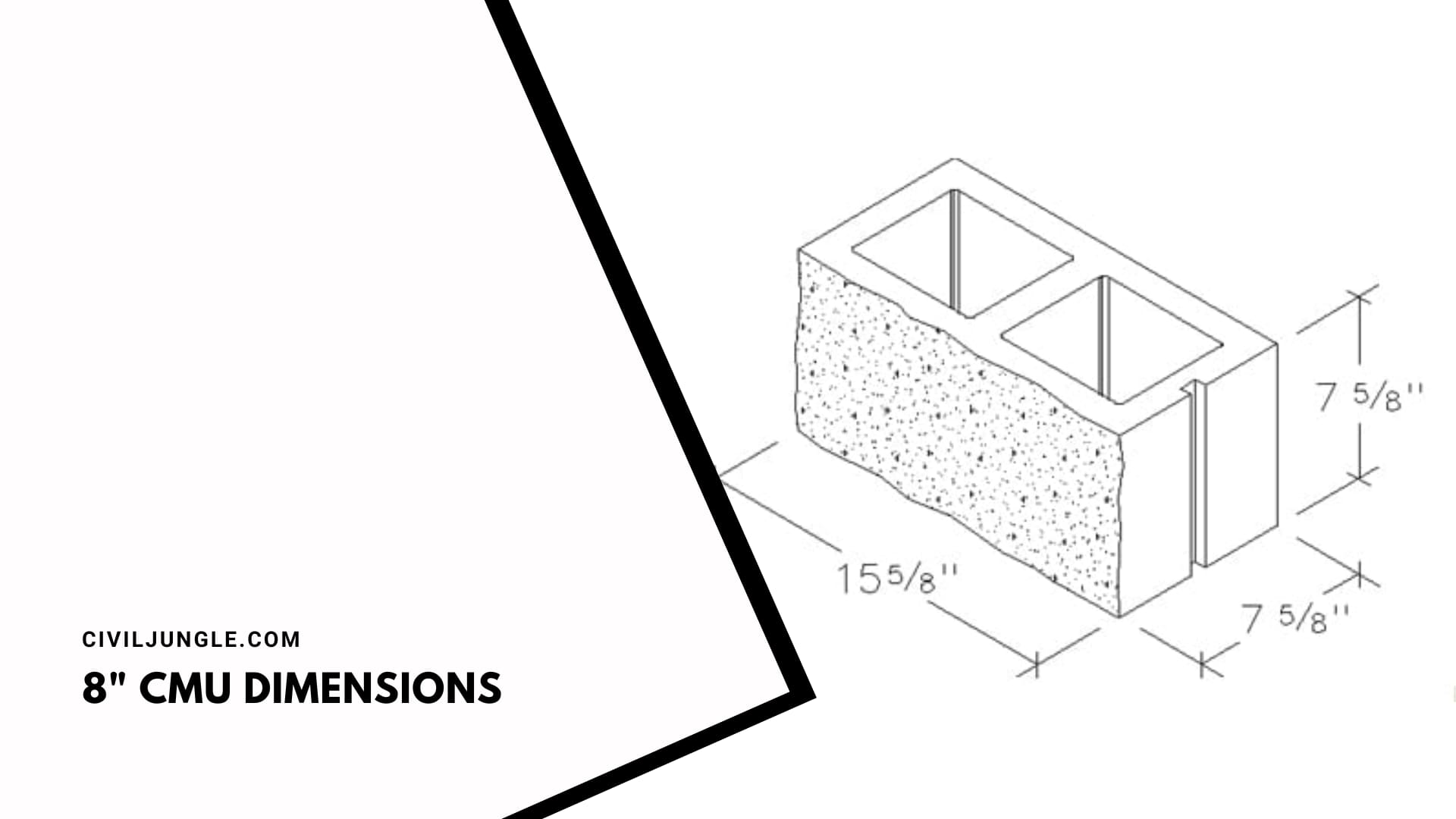 8" Cmu Dimensions