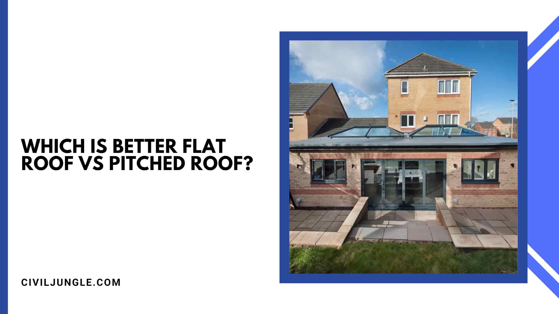 Which Is Better Flat Roof Vs Pitched Roof?