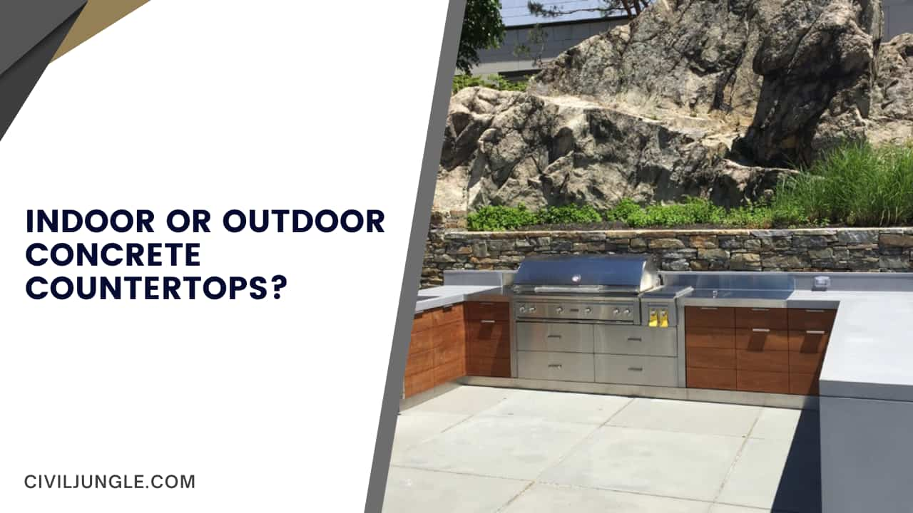 Indoor Or Outdoor Concrete Countertops?