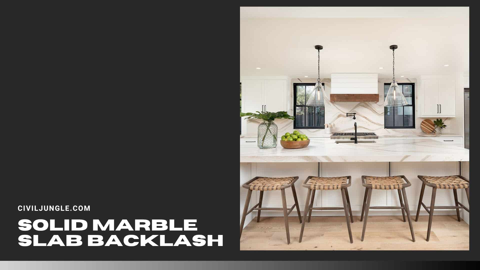 Solid Marble Slab Backlash