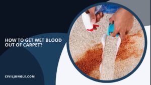 How to Get Wet Blood Out of Carpet?