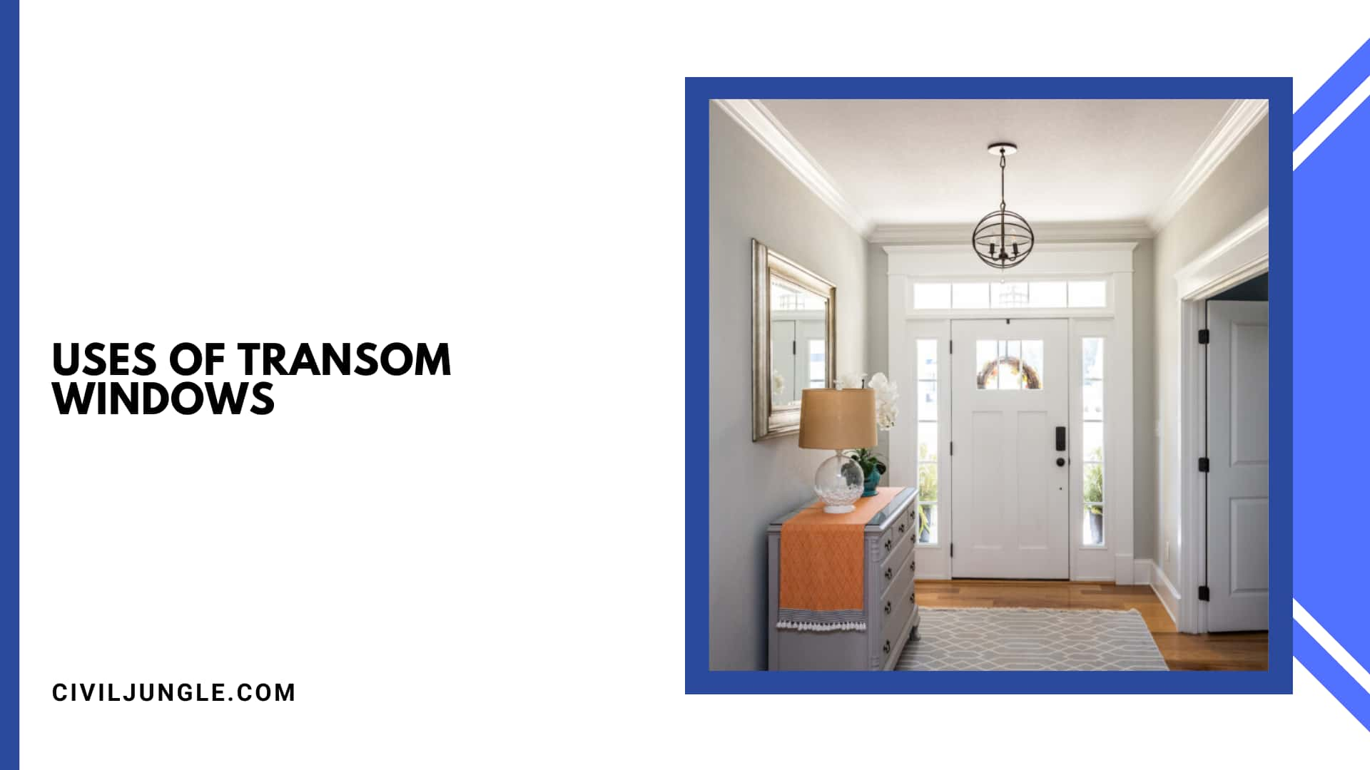 Uses of Transom Windows