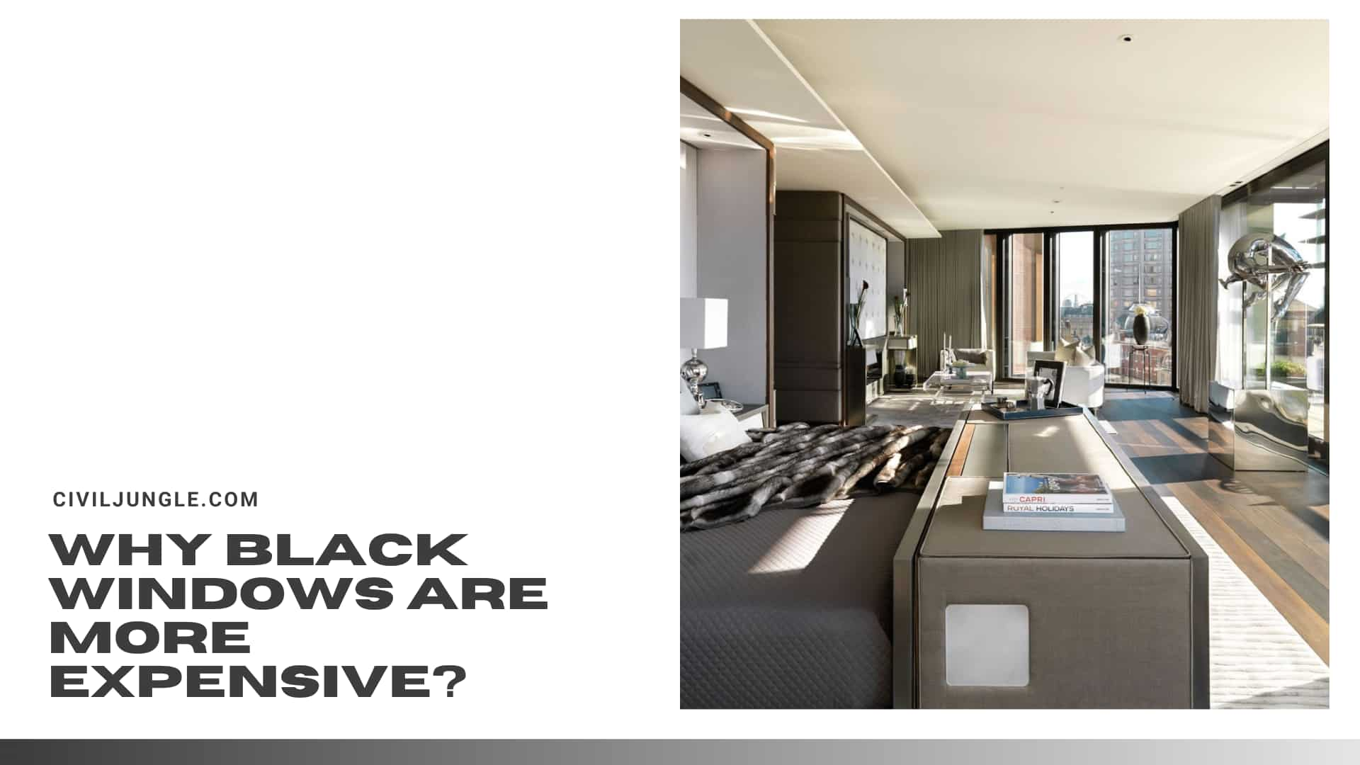 Why Black Windows Are More Expensive?