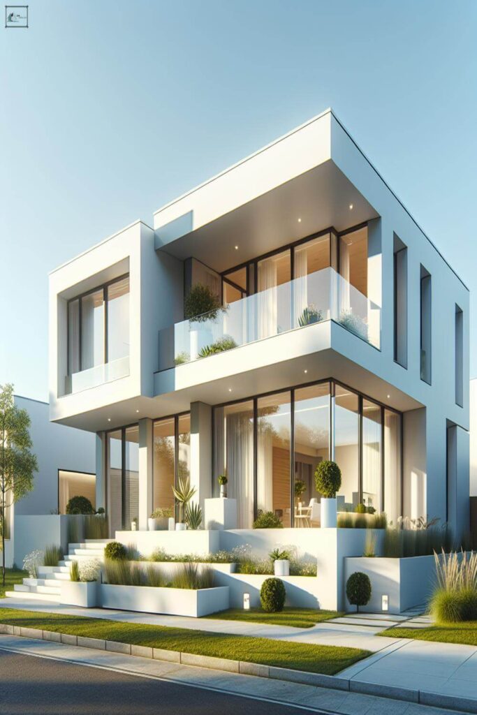 White_Two-Storey_Modern_Residence