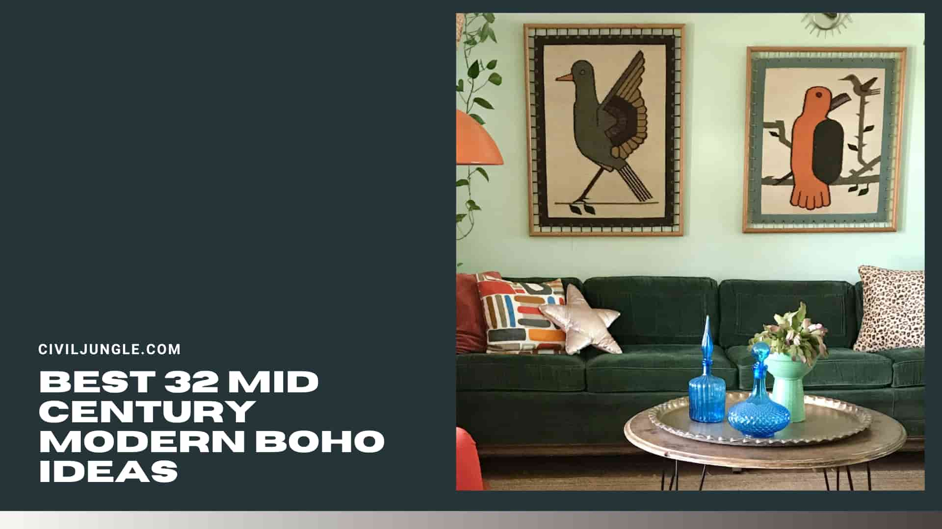 Best 32 Mid Century Modern Boho Ideas