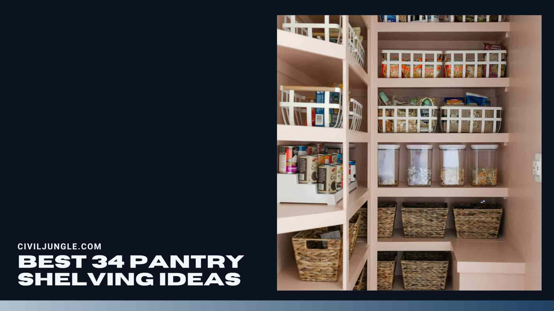 Best 34 Pantry Shelving Ideas