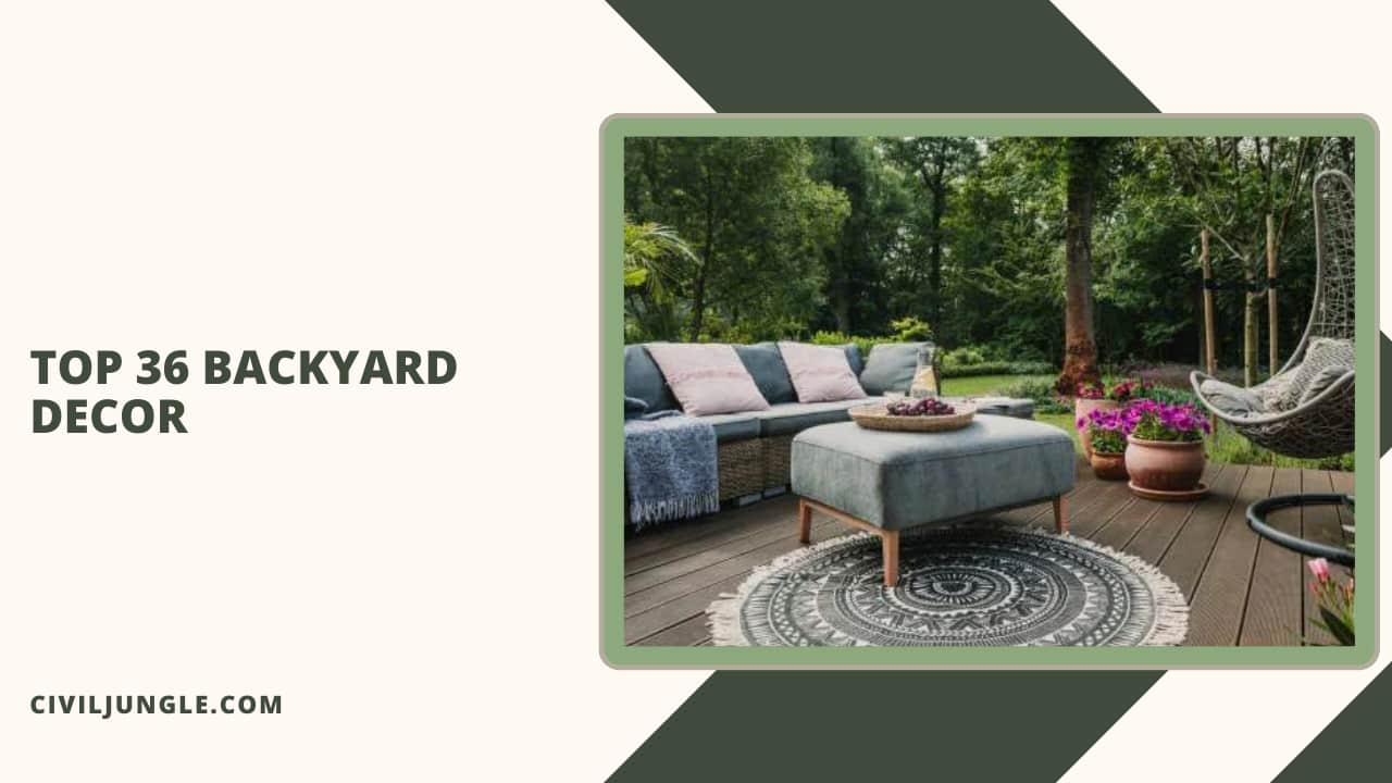 Top 36 Backyard Decor