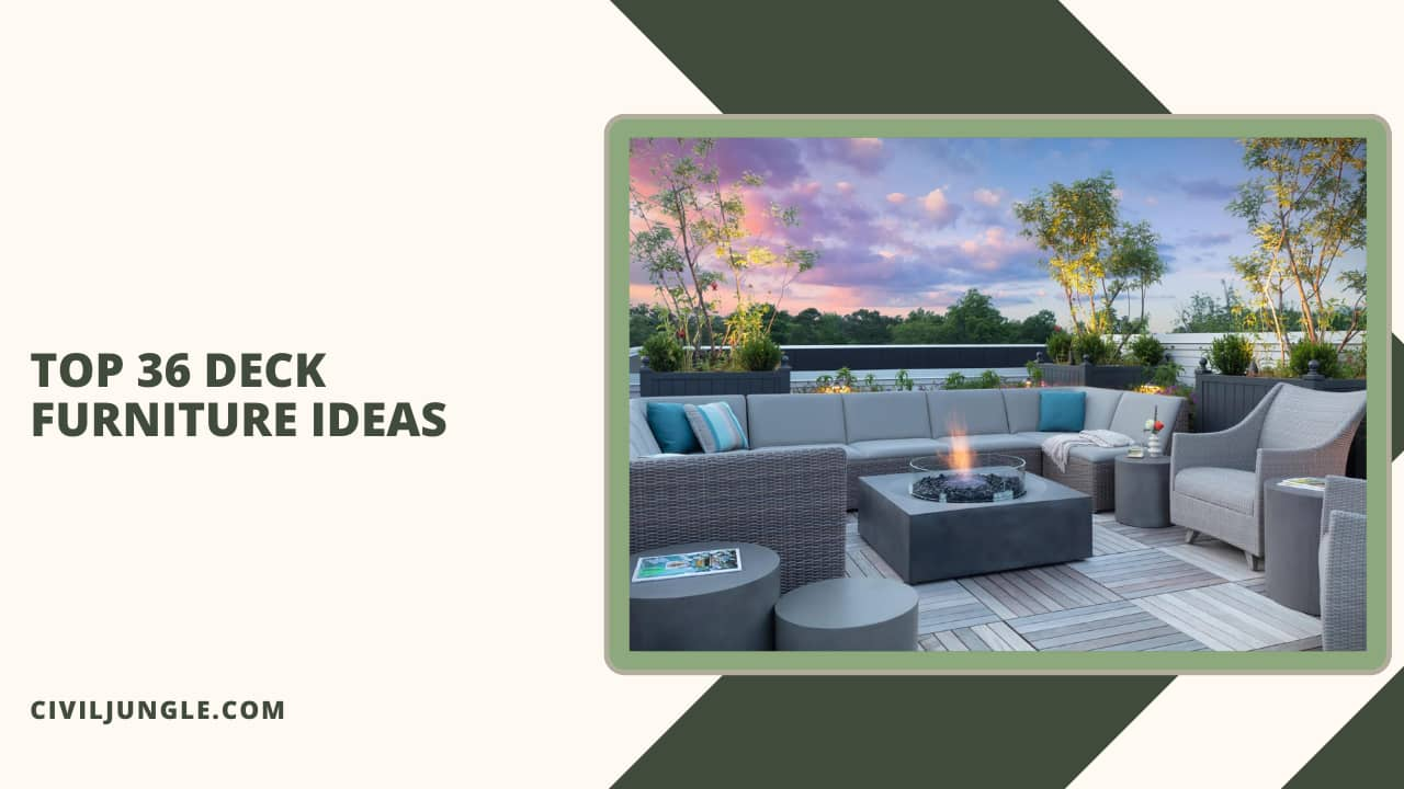 Top 36 Deck Furniture Ideas