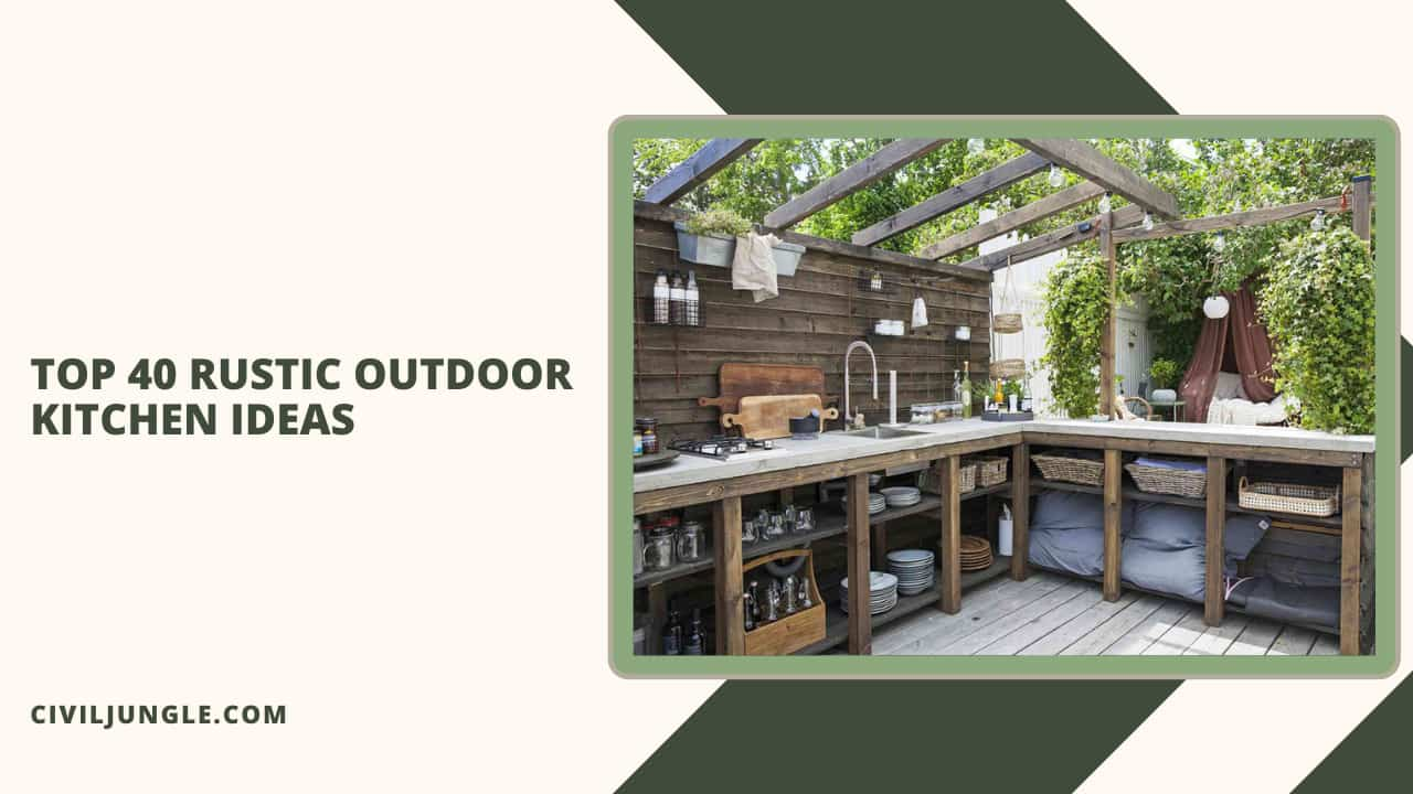 Top 40 Rustic Outdoor Kitchen Ideas