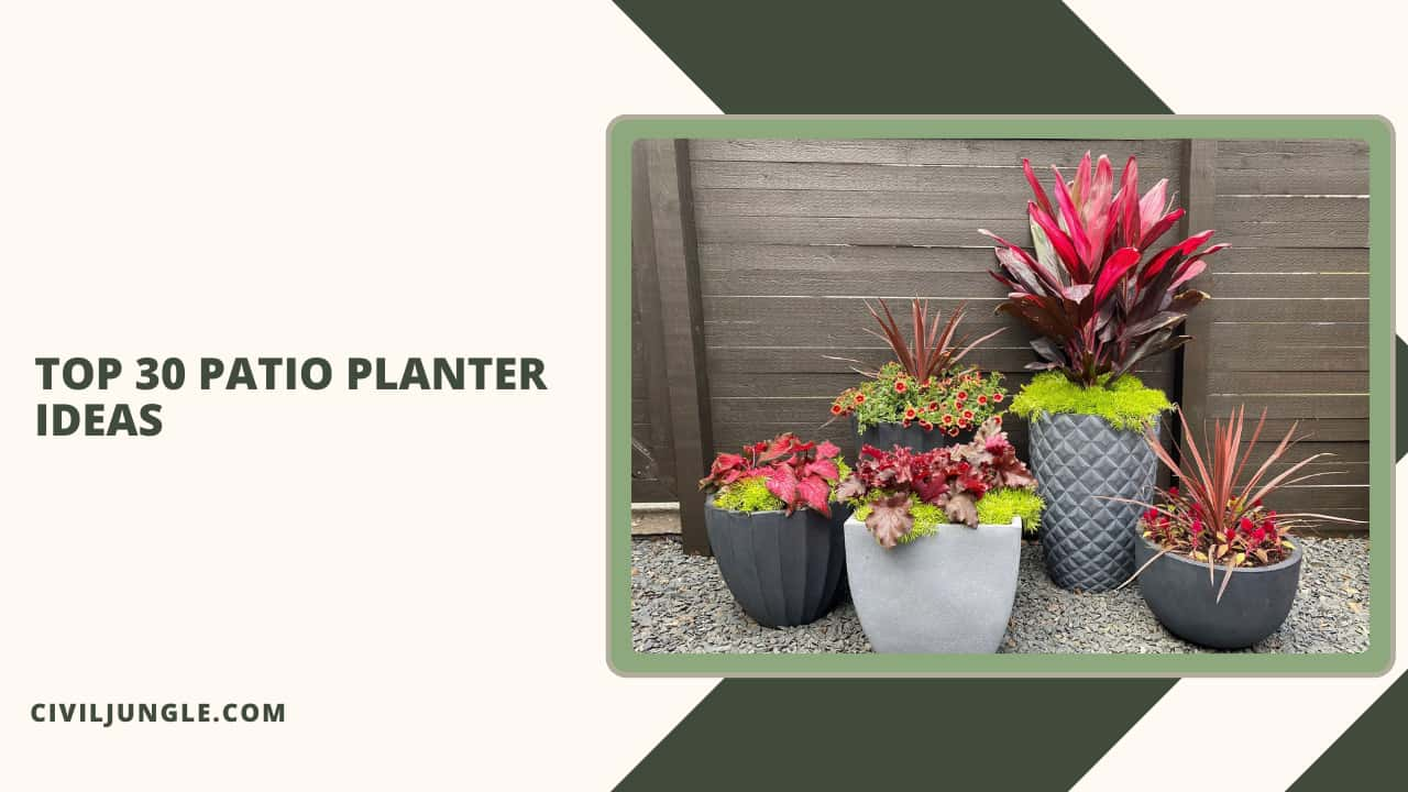 Top 30 Patio Planter Ideas