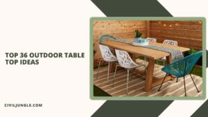 Top 36 Outdoor Table Top Ideas