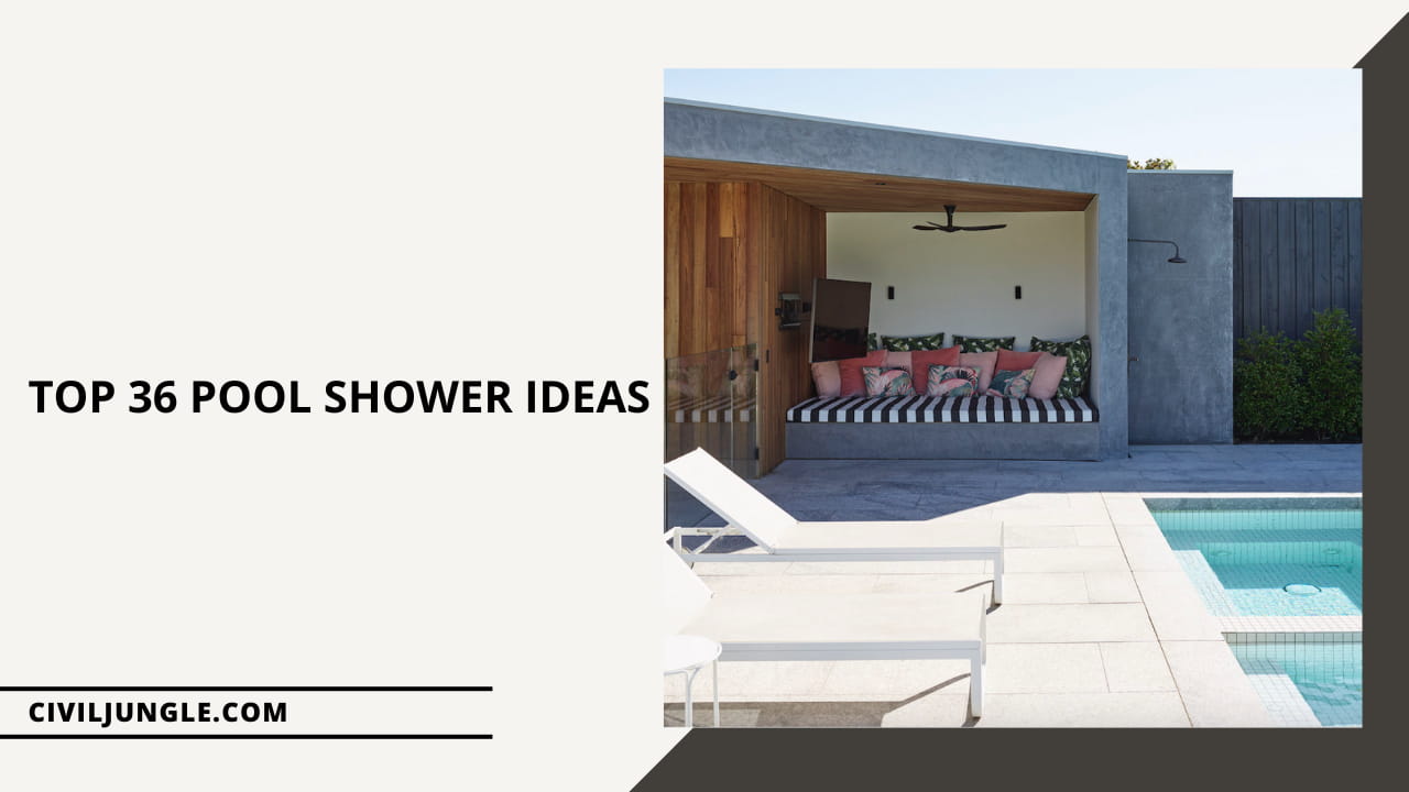 Top 36 Pool Shower Ideas