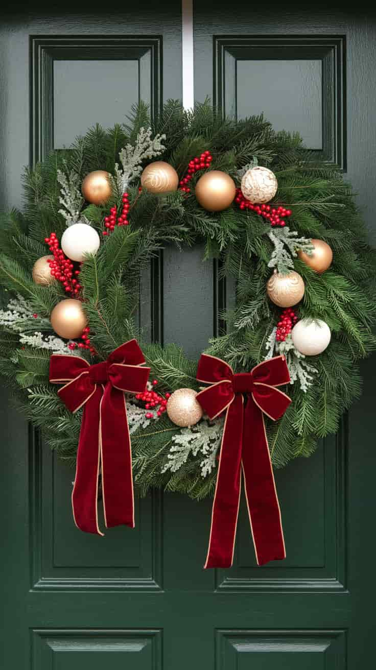 Add a Festive Wreath